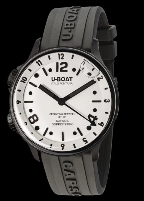 U-BOAT CAPSOIL DOPPIOTEMPO DLC WHITE 8889 Replica Watch